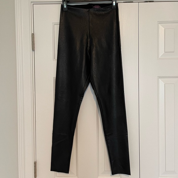 Commando Perfect Control Faux Leather Leggings in Black - Picture 5 of 6
